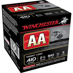 opplanet winchester aa 410 bore 1 2 oz 2 5in centerfire shotgun ammo 25 rounds aa419 main 1