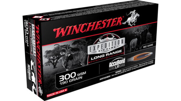 opplanet winchester ammo s300slr expedition big game long range 300 wsm 190 gr accubond l