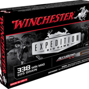 opplanet winchester ammo s338ct expedition big game 338 win mag 225 gr accubond ct 20 bx