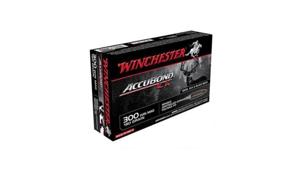 opplanet winchester ammunition supr 300 win mag 180gr accubnd ct s300wmct