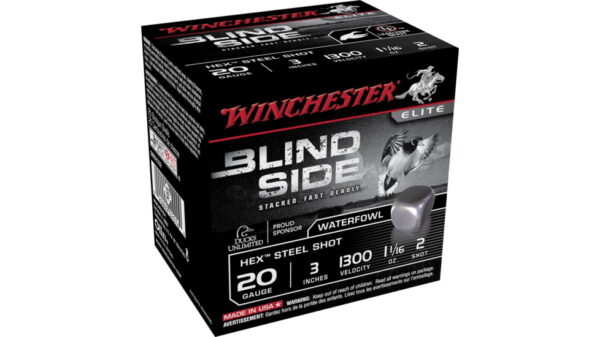 opplanet winchester blind side 20 gauge 1 1 16 oz 3in centerfire shotgun ammo 25 rounds sbs2032 main 1