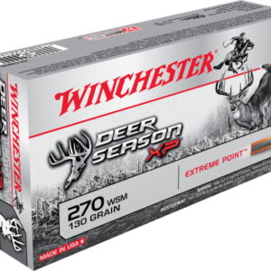 opplanet winchester deer season xp 270 winchester short magnum 130 grain extreme point polymer tip centerfire rifle ammo 20 rounds x270sds main