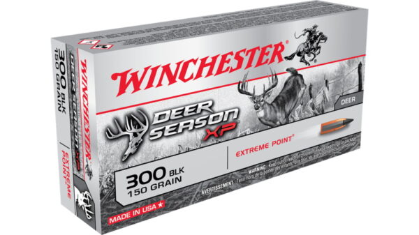 opplanet winchester deer season xp 300 aac blackout 150 grain extreme point polymer tip centerfire rifle ammo 20 rounds x300blkds main