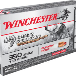 opplanet winchester deer season xp copper impact 350 legend 150 grain copper extreme point rifle ammo 20 round x350dslf main