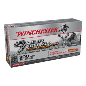 opplanet winchester deer season xp copper impact rifle ammo 300 winchester short magnum copper extreme point polymer tip 150 grain 20 rounds x300sdslf 1