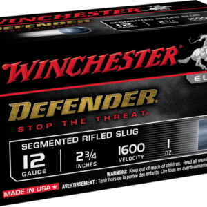 opplanet winchester defender shotshell 12 gauge 1 oz 2 75in centerfire shotgun slug ammo 10 rounds s12pdx1s main 1