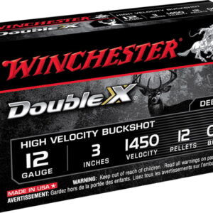 opplanet winchester double x 12 gauge 12 pellets 3in centerfire shotgun buckshot ammo 5 rounds sb12300 main 1