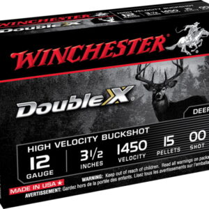 opplanet winchester double x 12 gauge 15 pellets 3 5in centerfire shotgun buckshot ammo 5 rounds sb12l00 main 1