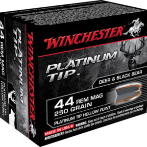 opplanet winchester platinum tip hollow point 44 magnum 250 grain platinum tip hollow point centerfire pistol ammo 20 rounds s44pthp main 1
