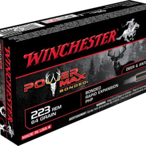 opplanet winchester power max bonded 223 remington 64 grain bonded rapid expansion protected hollow point centerfire rifle ammo 20 rounds x223r2bp main 1