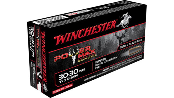 opplanet winchester power max bonded 30 30 winchester 170 grain bonded rapid expansion protected hollow point centerfire rifle ammo 20 rounds x30303bp main 1