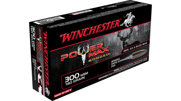 opplanet winchester power max bonded 300 winchester short magnum 180 grain bonded rapid expansion protected hollow point centerfire rifle ammo 20 rounds x300wsmbp main 1