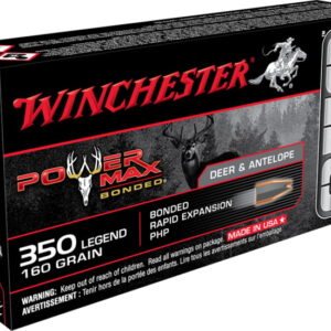 opplanet winchester power max bonded 350 legend 160 grain bonded rapid expansion protected hollow point centerfire rifle ammo 20 rounds x3501bp main 1