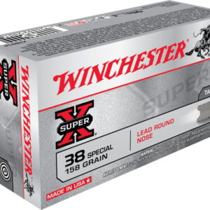 opplanet winchester super x handgun 38 special 158 grain lead round nose centerfire pistol ammo 50 rounds x38s1p main 1