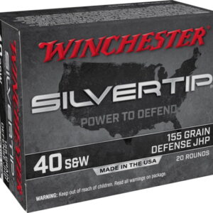 opplanet winchester super x handgun 40 s w 155 grain silvertip jacketed hollow point centerfire pistol ammo 20 rounds w40swst main 1