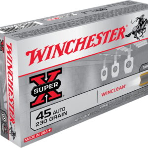 opplanet winchester super x handgun 45 acp 230 grain winclean enclosed base centerfire pistol ammo 50 rounds wc452 main 1