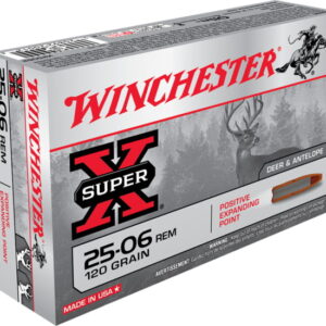 opplanet winchester super x rifle 25 06 remington 120 grain positive expanding point centerfire rifle ammo 20 rounds x25062 main 1