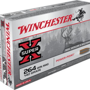 opplanet winchester super x rifle 264 winchester magnum 140 grain power point centerfire rifle ammo 20 rounds x2642 main 1