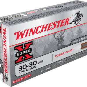 opplanet winchester super x rifle 30 30 winchester 170 grain power point brass cased centerfire rifle ammo 20 rounds x30303 main 1