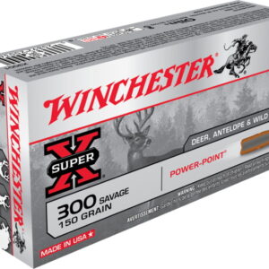 opplanet winchester super x rifle 300 savage 150 grain power point centerfire rifle ammo 20 rounds x3001 main 1