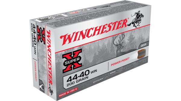 opplanet winchester super x rifle 44 40 winchester 200 grain power point centerfire rifle ammo 50 rounds x4440 main 1