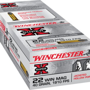 opplanet winchester super x rimfire 22 winchester magnum rimfire 40 grain jacketed hollow point rimfire ammo 50 rounds x22mh main
