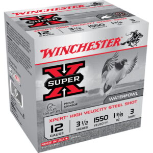 opplanet winchester super x shotshell 12 gauge 1 3 8 oz 3 5in centerfire shotgun ammo 25 rounds wex12l3 main 1