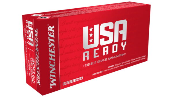opplanet winchester usa ready 300 aac blackout 125 grain open tip centerfire rifle ammo 20 rounds red300 main 1