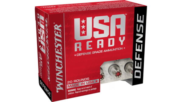 opplanet winchester usa ready 45 acp 200 grain hex vent hp pistol ammo 20 round red45hp main