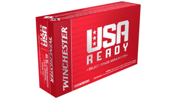 opplanet winchester usa ready 6 5 creedmoor 125 grain open tip centerfire rifle ammo 20 rounds red65 main 1