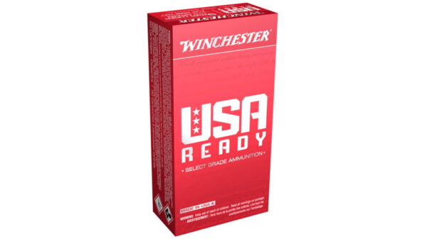opplanet winchester usa ready 9mm luger 115 grain full metal jacket flat nose centerfire pistol ammo 50 rounds red9 main 1