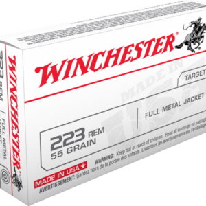 opplanet winchester usa rifle 223 remington 55 grain full metal jacket centerfire rifle ammo 20 rounds usa223r1ky main 1