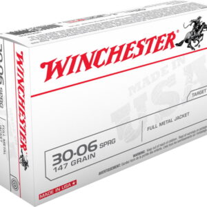 opplanet winchester usa rifle 30 06 springfield 147 grain full metal jacket centerfire rifle ammo 20 rounds usa3006 main 1