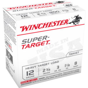 opplanet winchester usa shotshell 12 gauge 1 1 8 oz 2 75in centerfire shotgun ammo 25 rounds trgt12m8 main 1