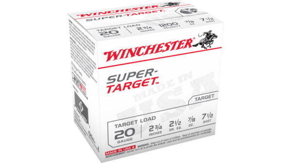 opplanet winchester usa shotshell 20 gauge 7 8 oz 2 75in centerfire shotgun ammo 25 rounds trgt207 main 1