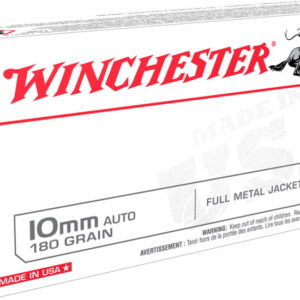 opplanet winchester usa white box 10mm auto 180 grain full metal jacket centerfire pistol ammo 50 rounds usa10mm main 1