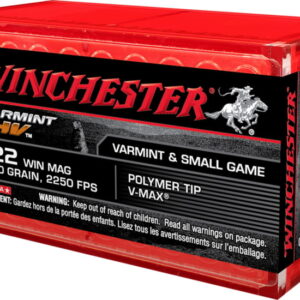 opplanet winchester varmint hv 22 winchester magnum rimfire 30 grain polymer tip rimfire ammo 50 rounds s22m2pt main 1