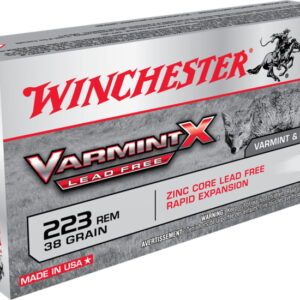opplanet winchester varmint x rifle 223 remington 38 grain zink core hollow point centerfire rifle ammo 20 rounds x223plf main 1