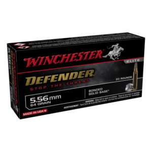 opplanet winchester win ammo defender 223 rem 64gr bonded 20 pack