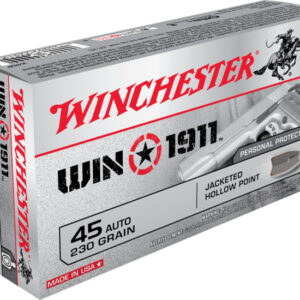opplanet winchester win1911 45 acp 230 grain jacketed hollow point centerfire pistol ammo 50 rounds x45p main 1